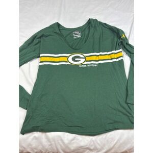 Under Armour Green Bay Packers NFL Combine HeatGear Long Sleeve Shirt Green LG